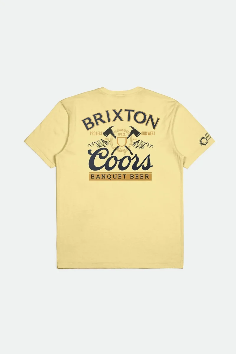 coors protect our west tailored short sleeve tee buff