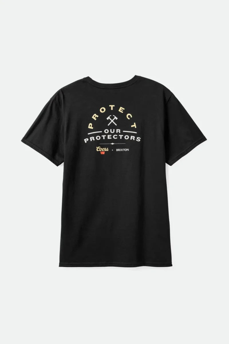 coors protector ii slim fit tailored tee black