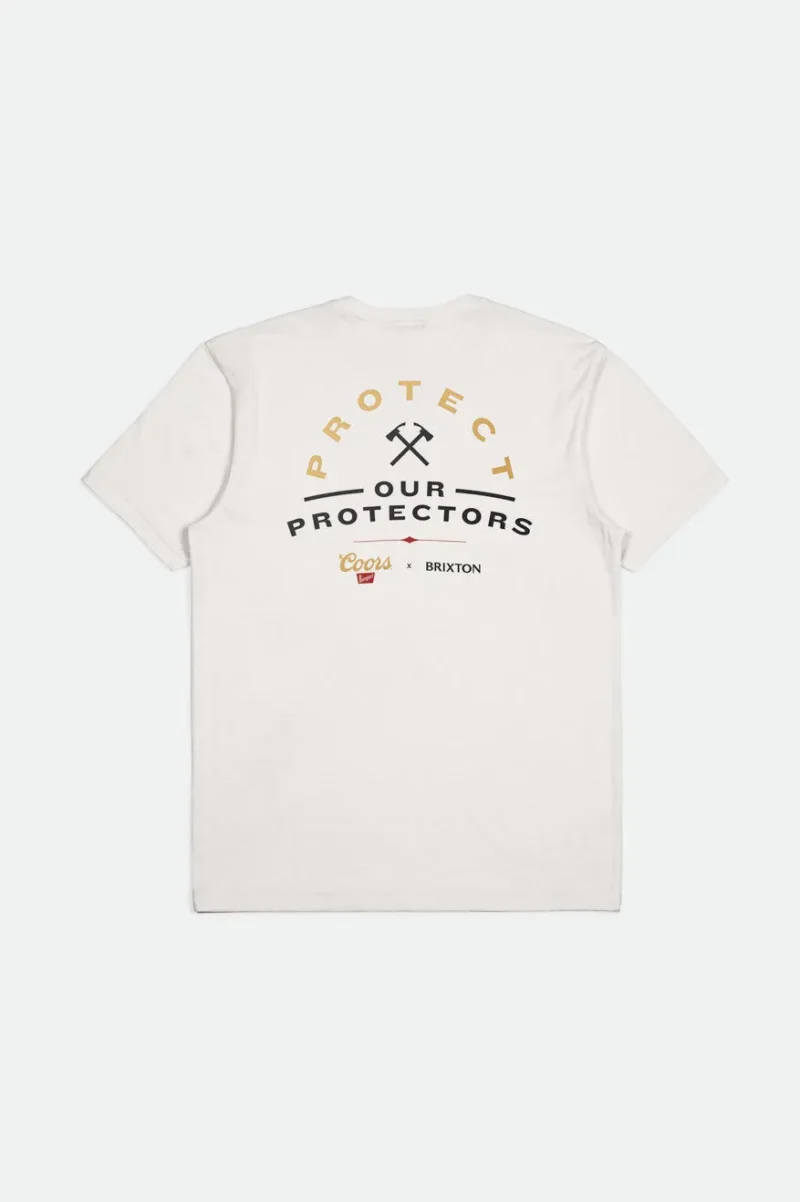 coors protector ii tailored short sleeve tee off white