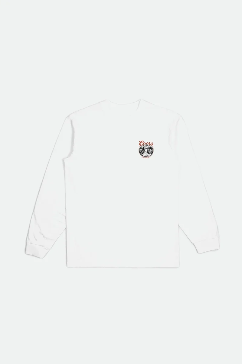 coors rocky long sleeve tee off white