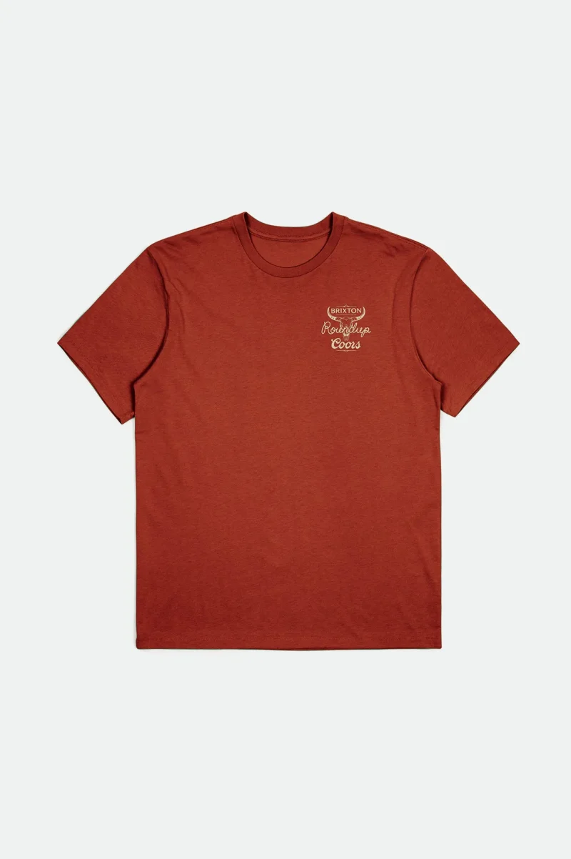 coors roundup tailored s s tee banquet red