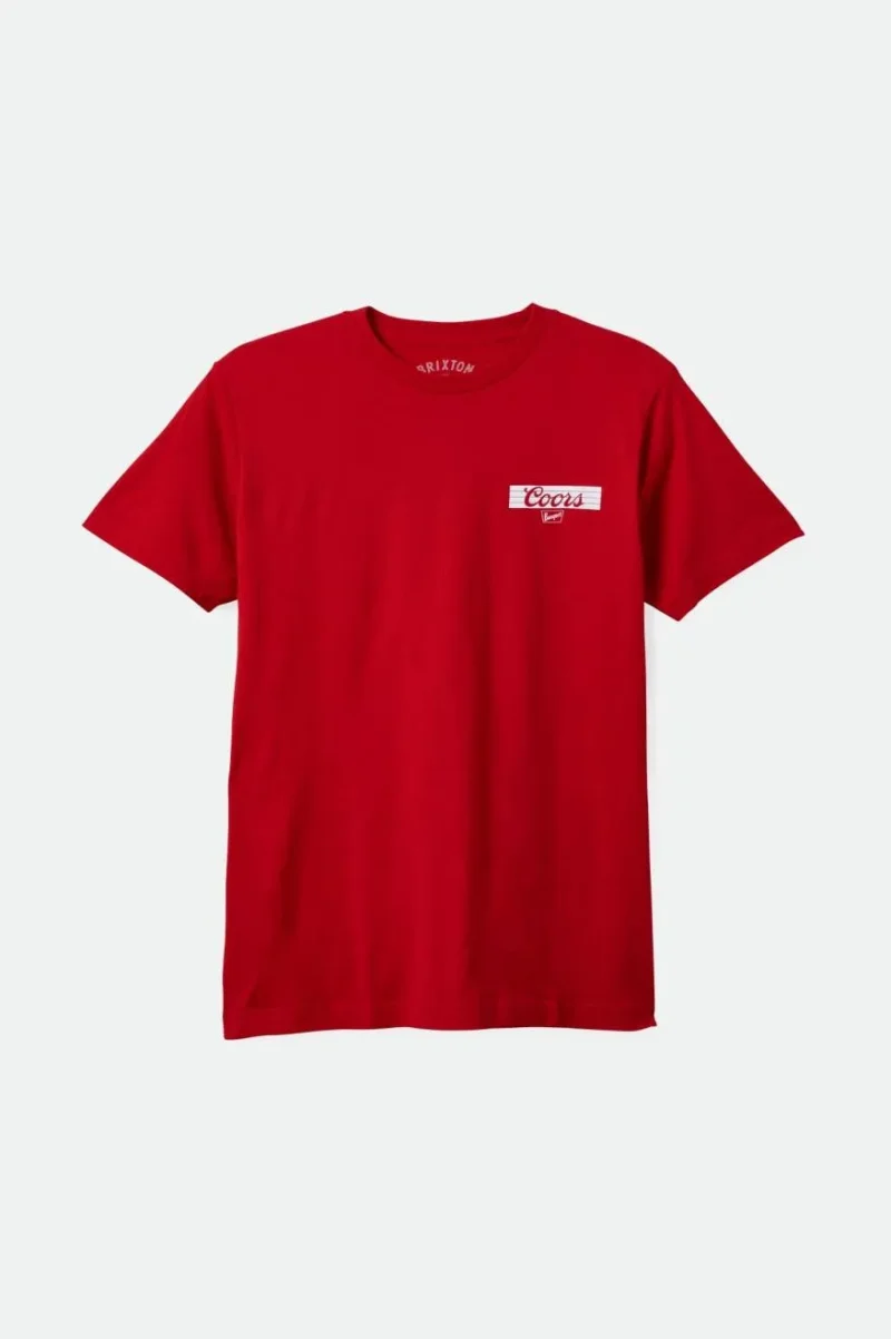 coors summer standard tee red