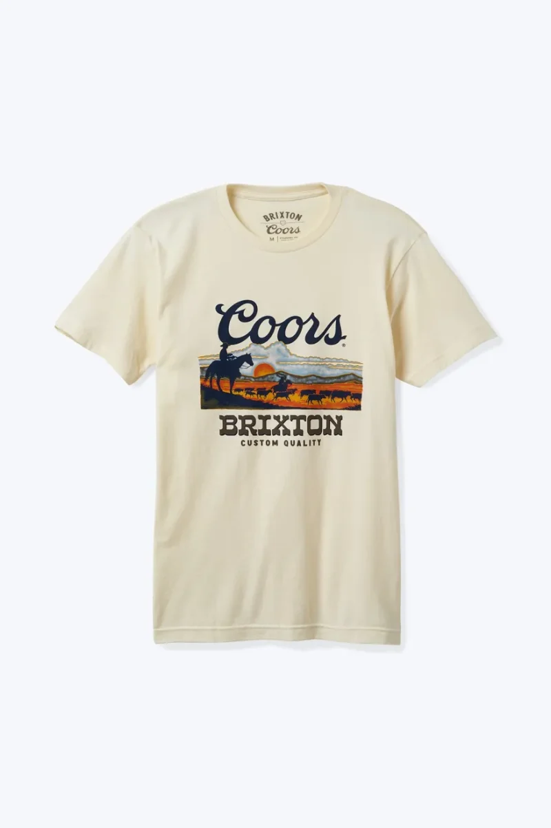 coors sunset standard short sleeve tee natural