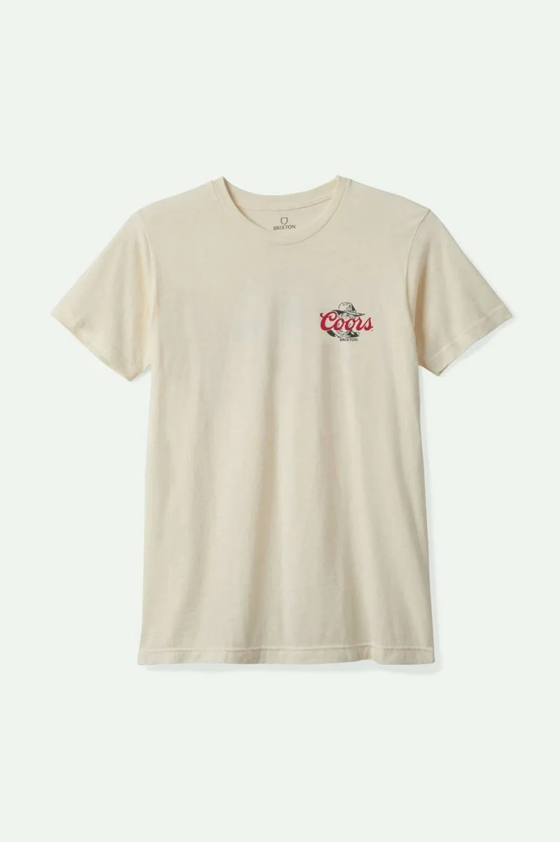 coors wayne natural short sleeve t shirt