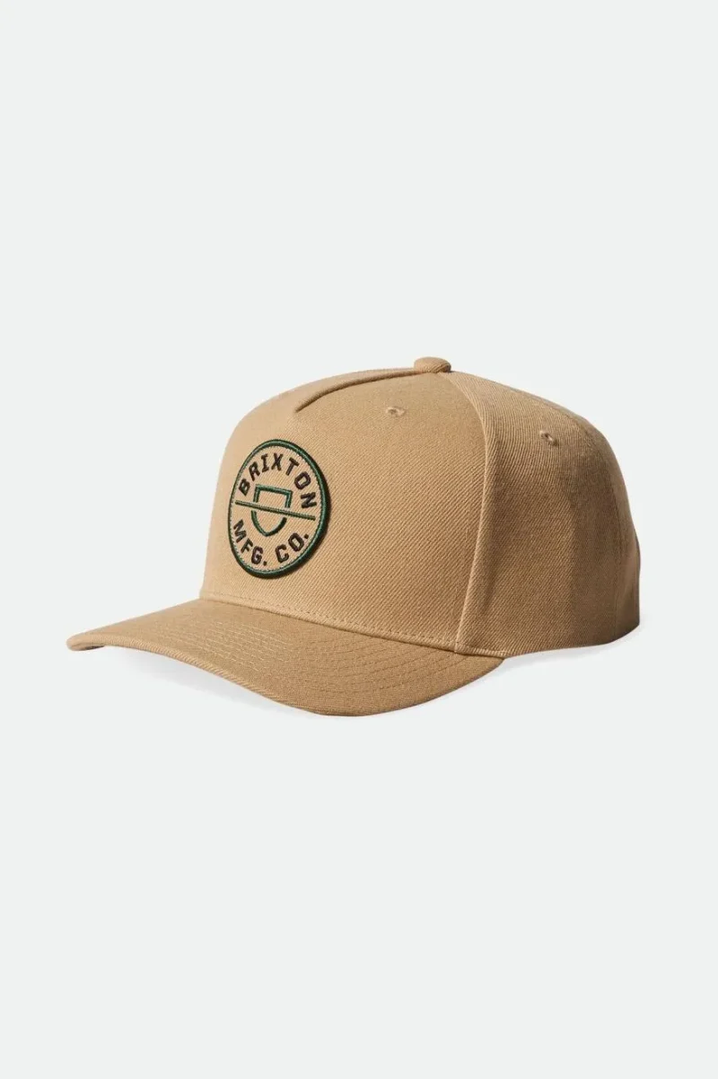 crest c netplus snapback cap sand pine needle