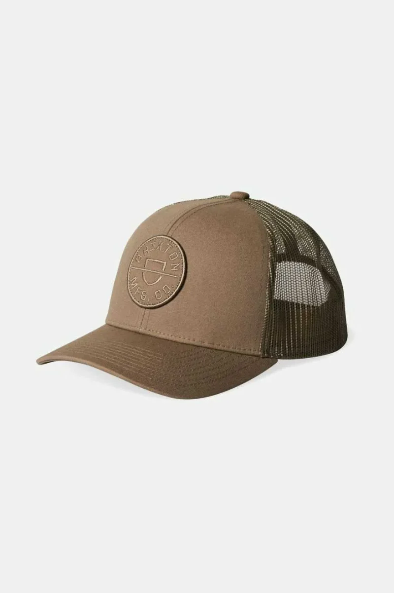 crest netplus cinder grey trucker hat