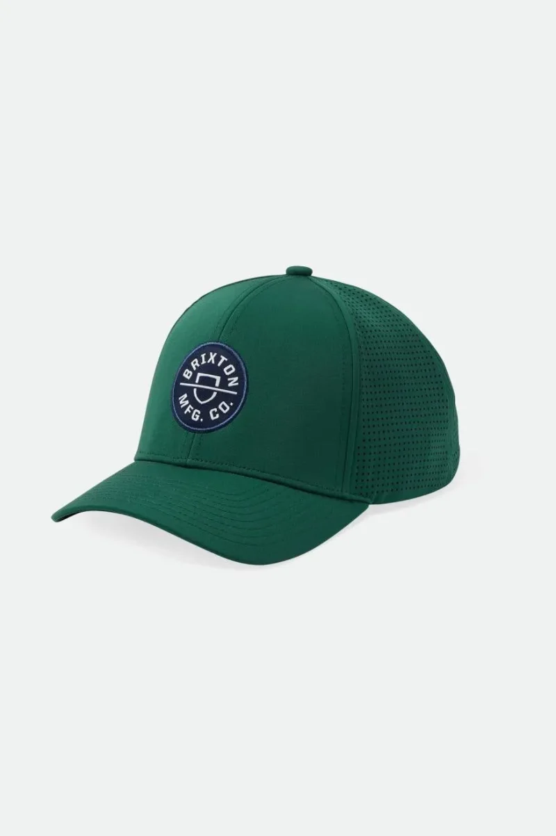 crest netplus mp snapback spruce green