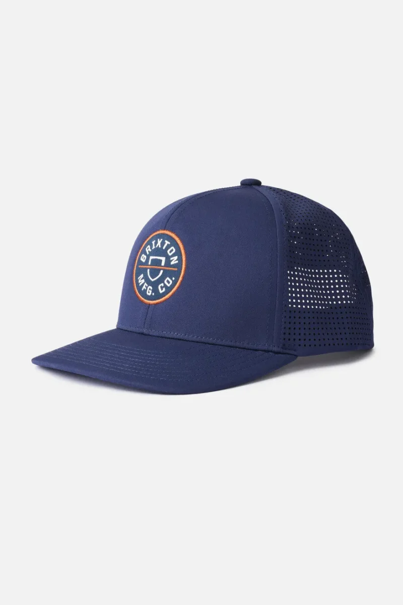 crest netplus washed navy utility snapback hat