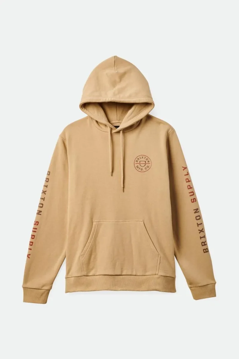 crest sand barn red bison hoodie