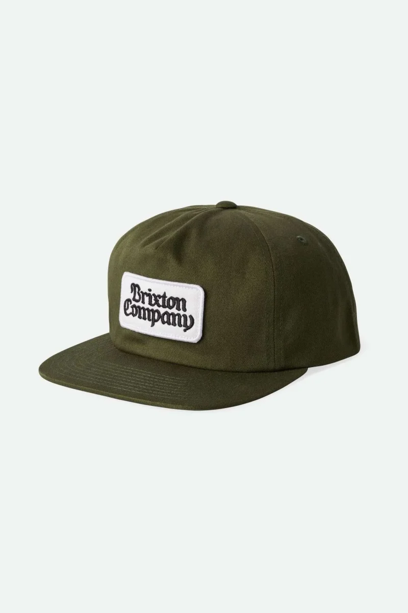 dark olive norvell snapback hat