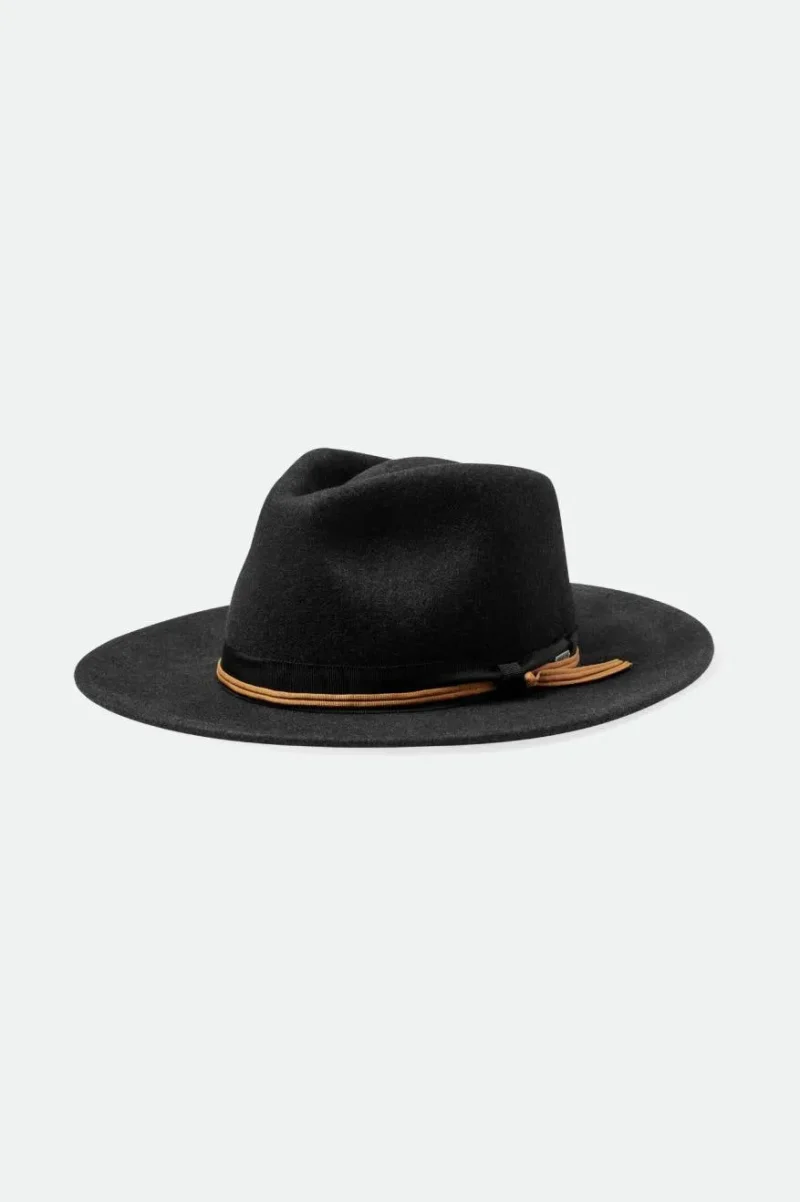 dayton black worn wash convertabrim rancher hat