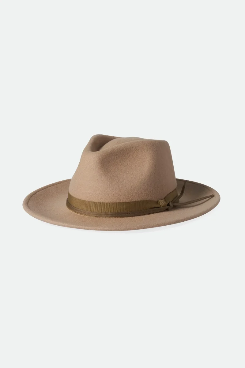 dayton oat milk khaki convertabrim rancher hat