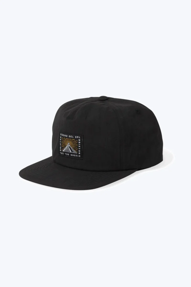 del sol black mp snapback hat