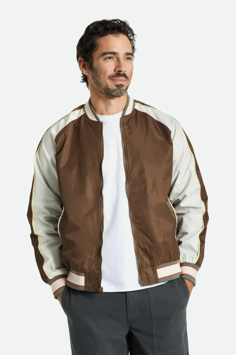 dillinger bomber jacket dark earth whitecap olive surplus