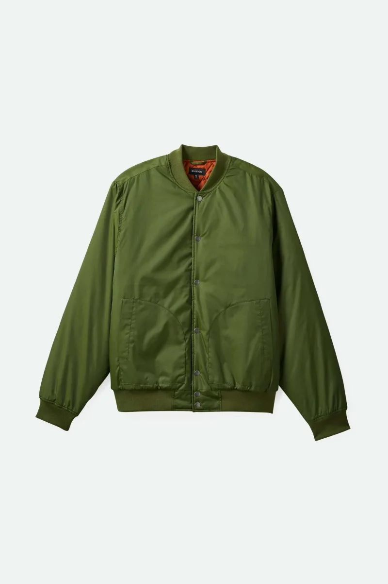 dillinger cypress green flight bomber jacket