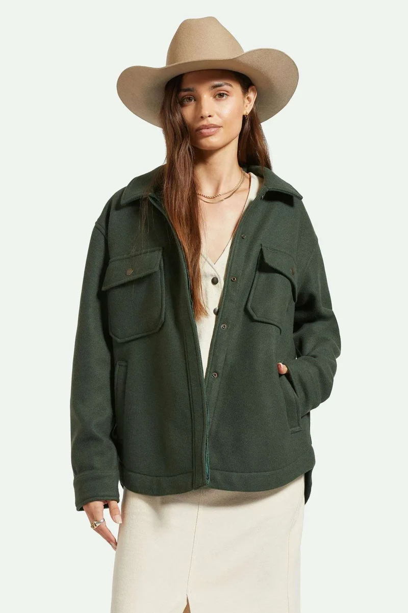 durham deep forest shirt jacket