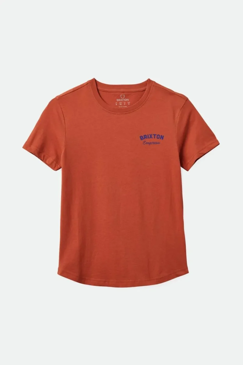 empresa terracotta fitted crew tee