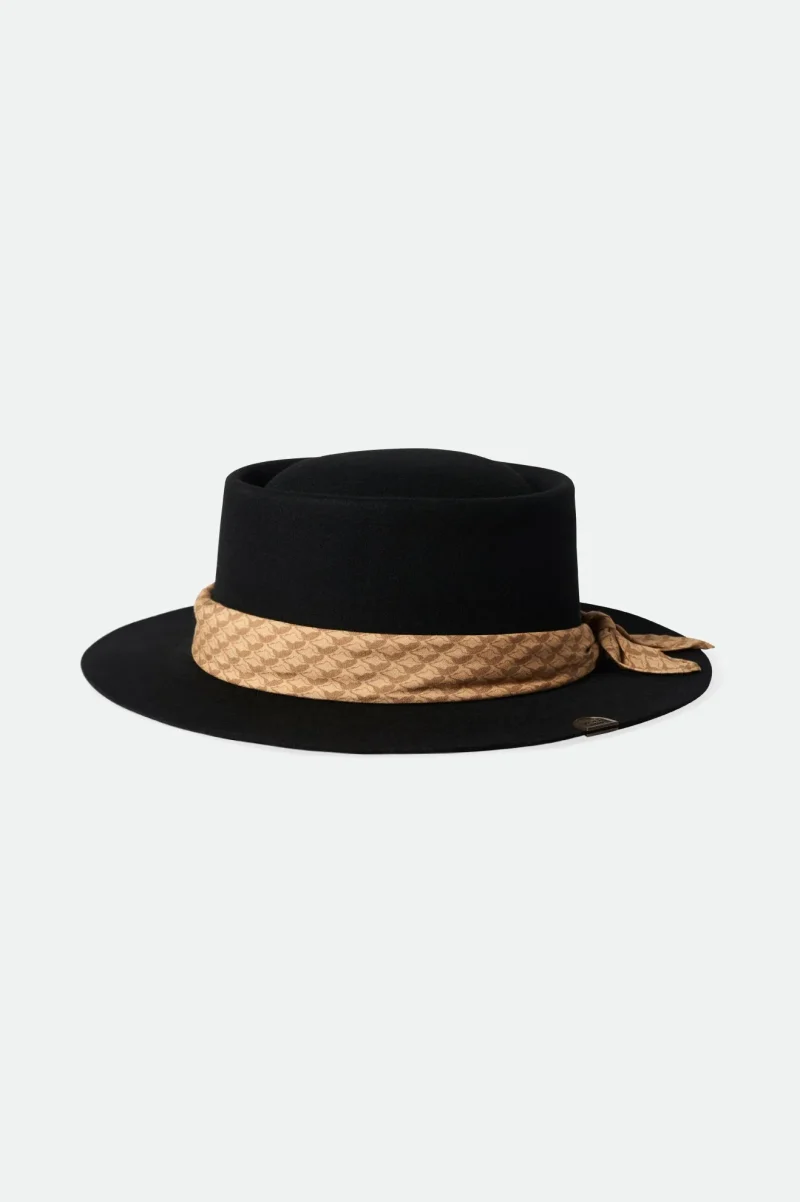 fender jaguar contour fedora hat black