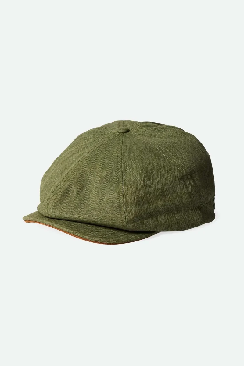 fender olive newsboy cap surplus collection