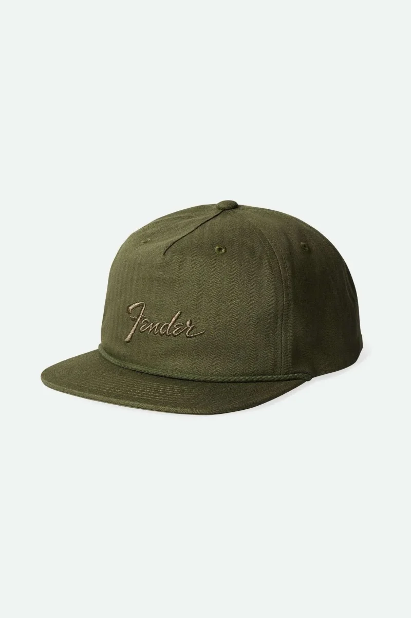 fender olive snapback hat surplus edition