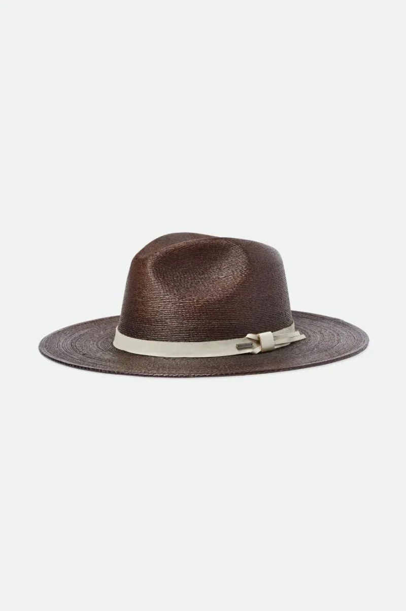 field proper dark earth straw hat