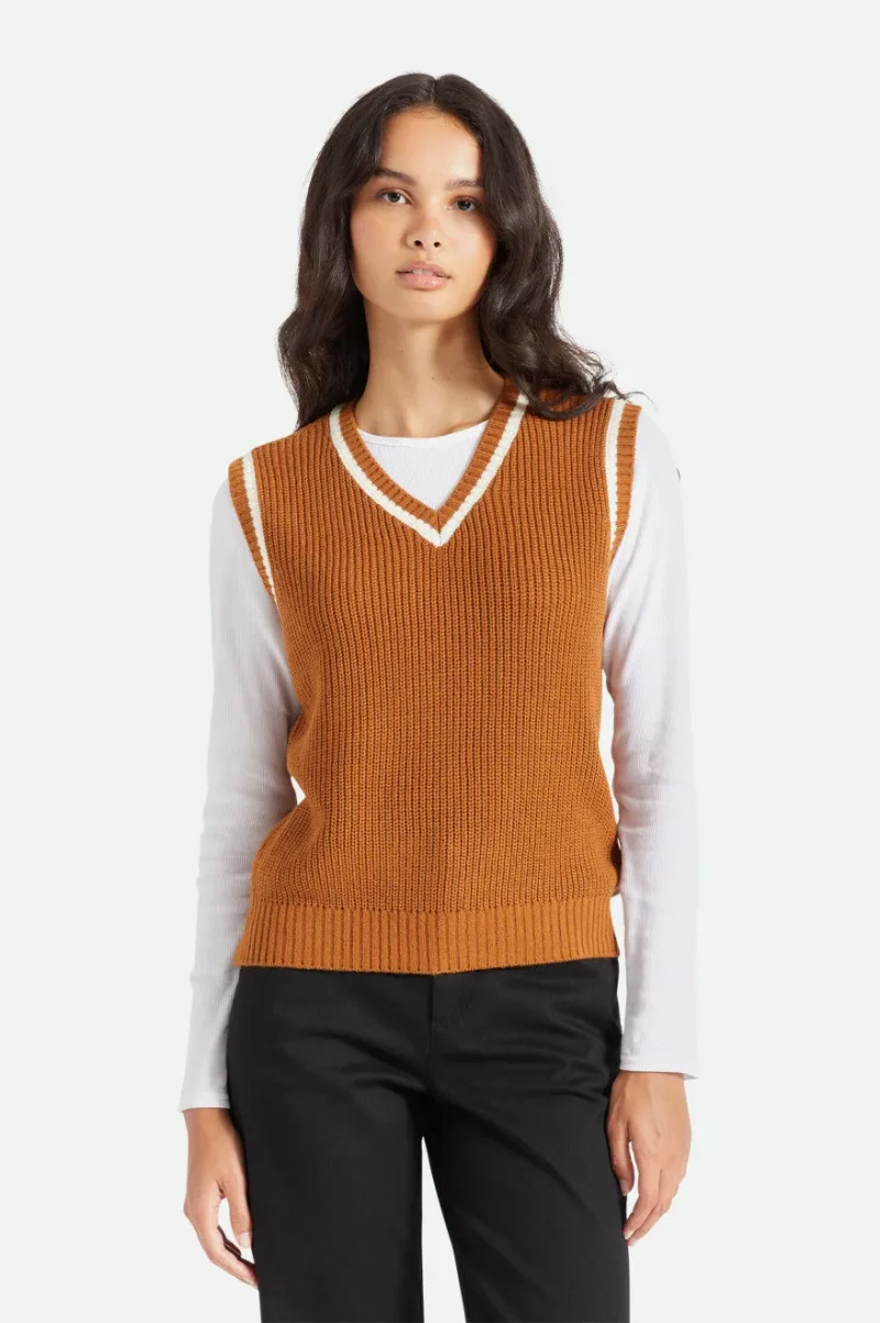 glazed ginger melody sweater vest