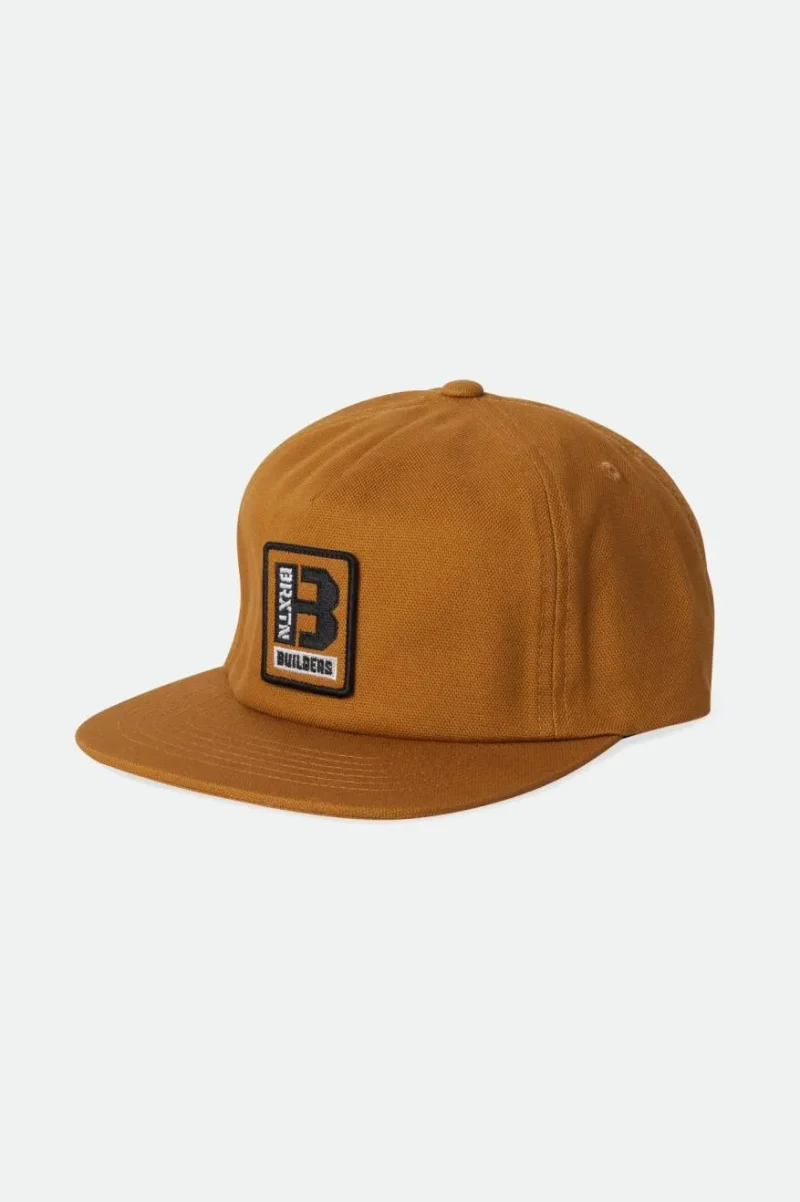 golden brown builders mp snapback hat