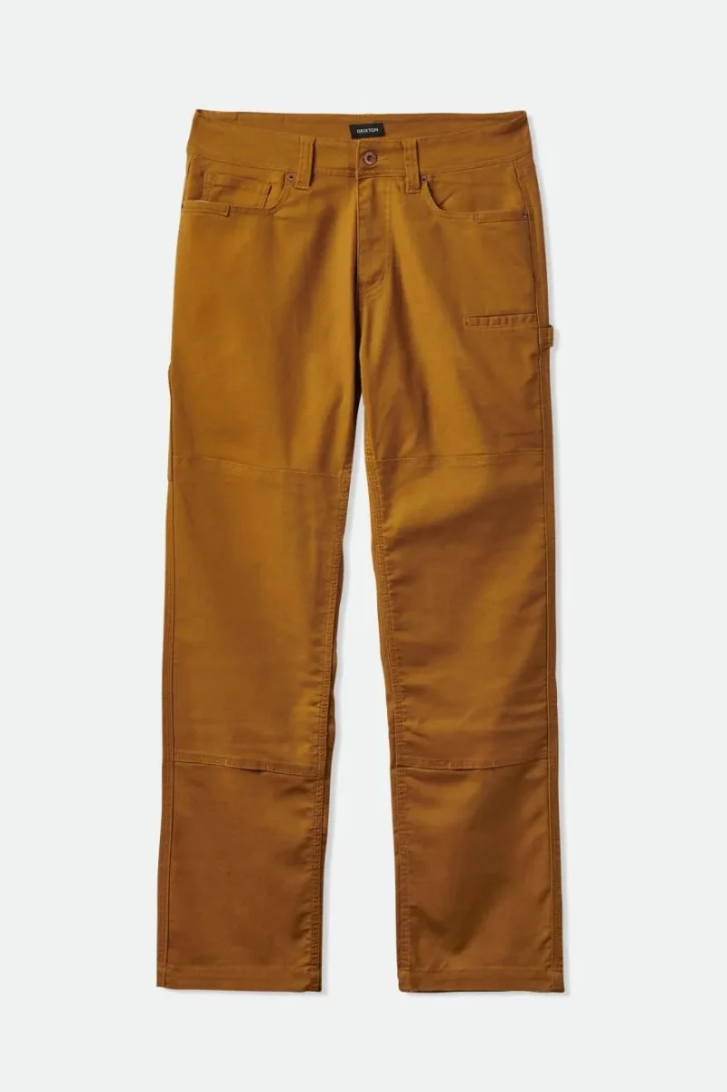 golden brown carpenter stretch pants for builders