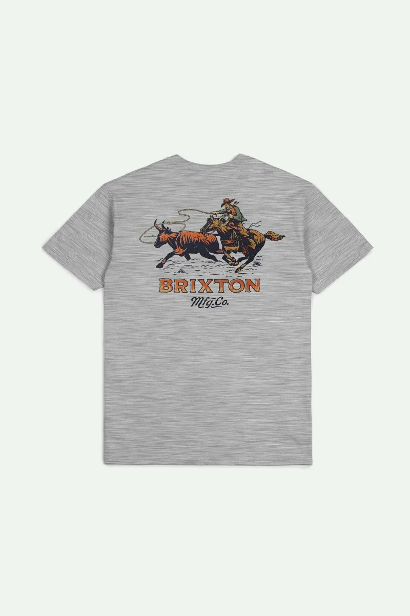 heather grey s s standard t shirt for wrangling