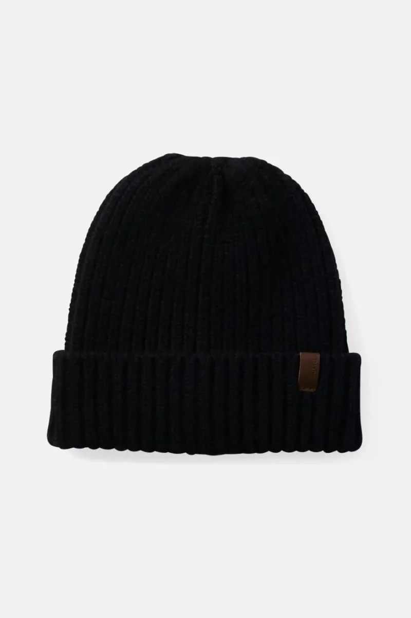 heist black cashmere beanie soft warm