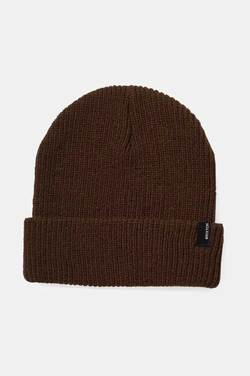 heist brown beanie soft warm knit