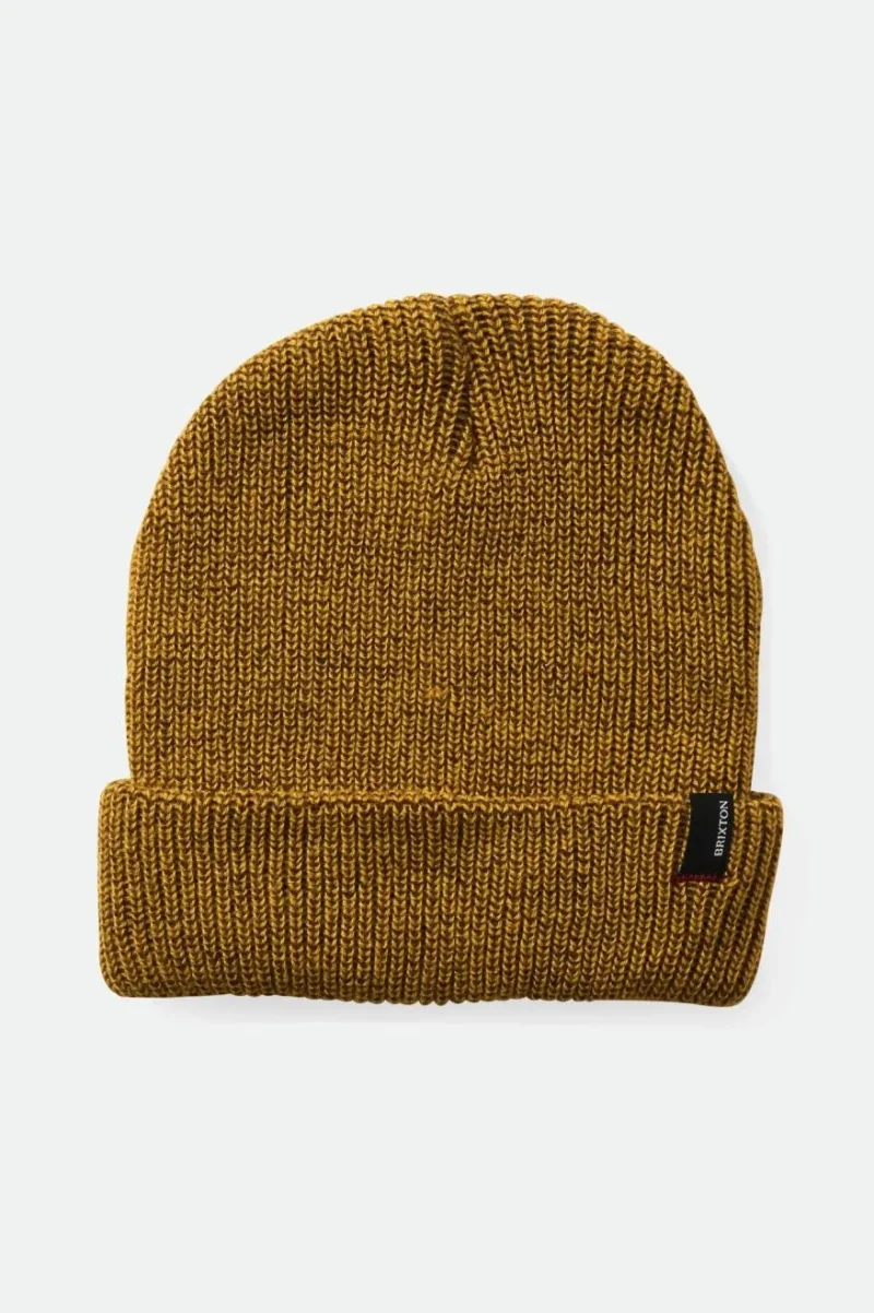 heist weller yellow twig knit beanie