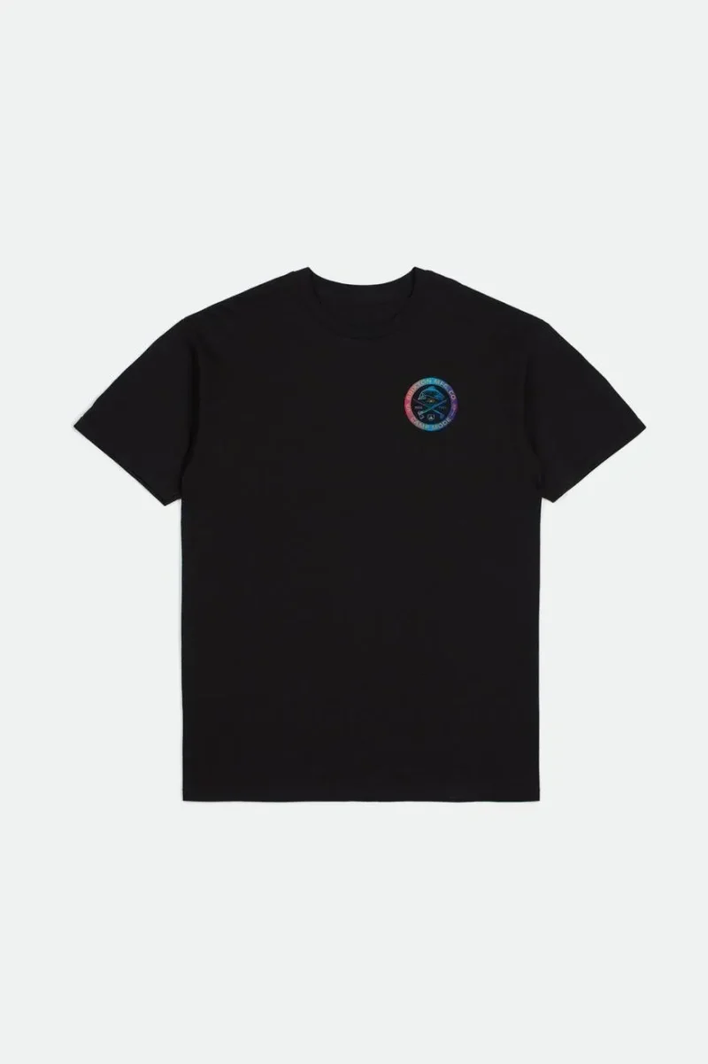 highlands black short sleeve standard tee