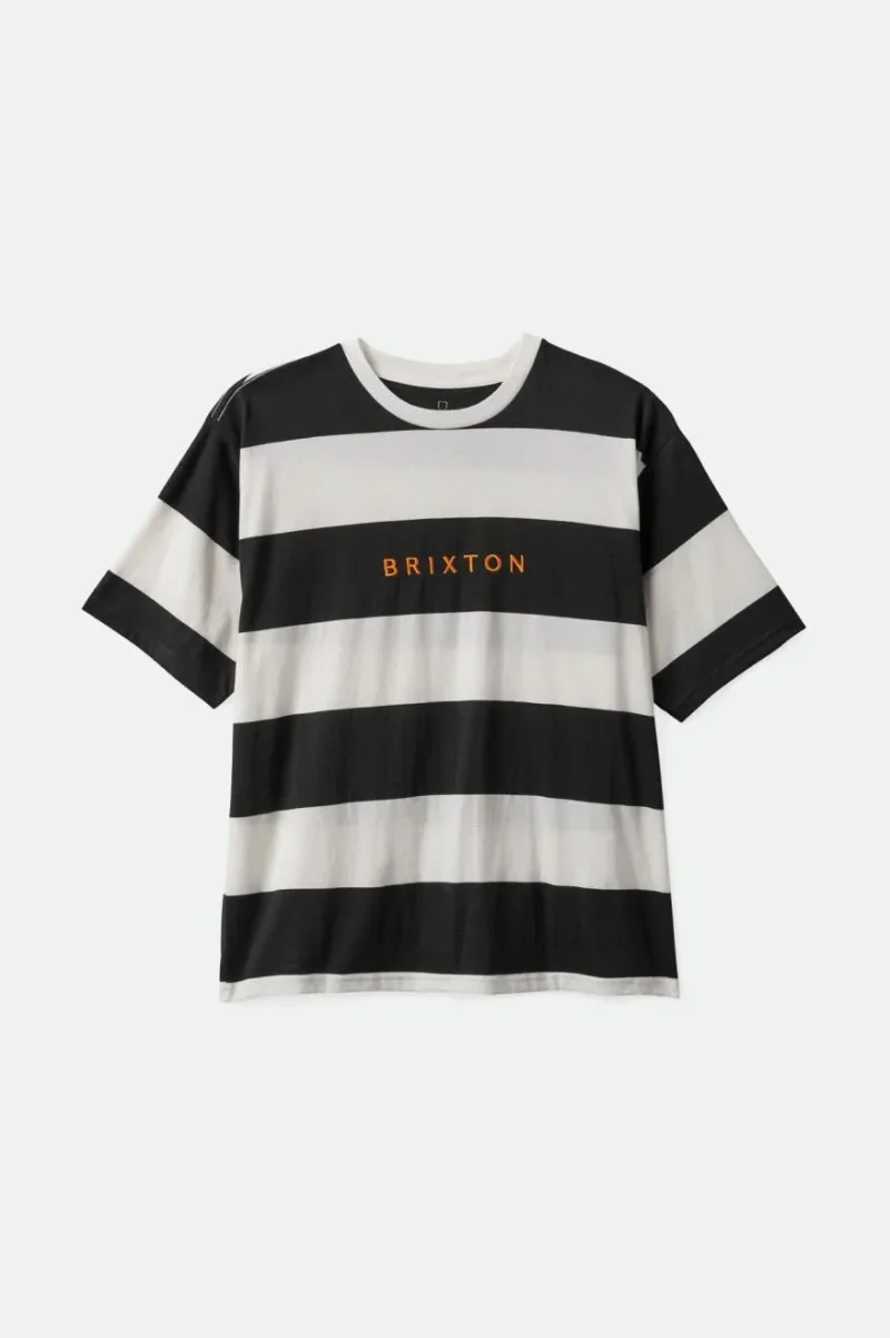 hilt alpha s s tee off white black orange