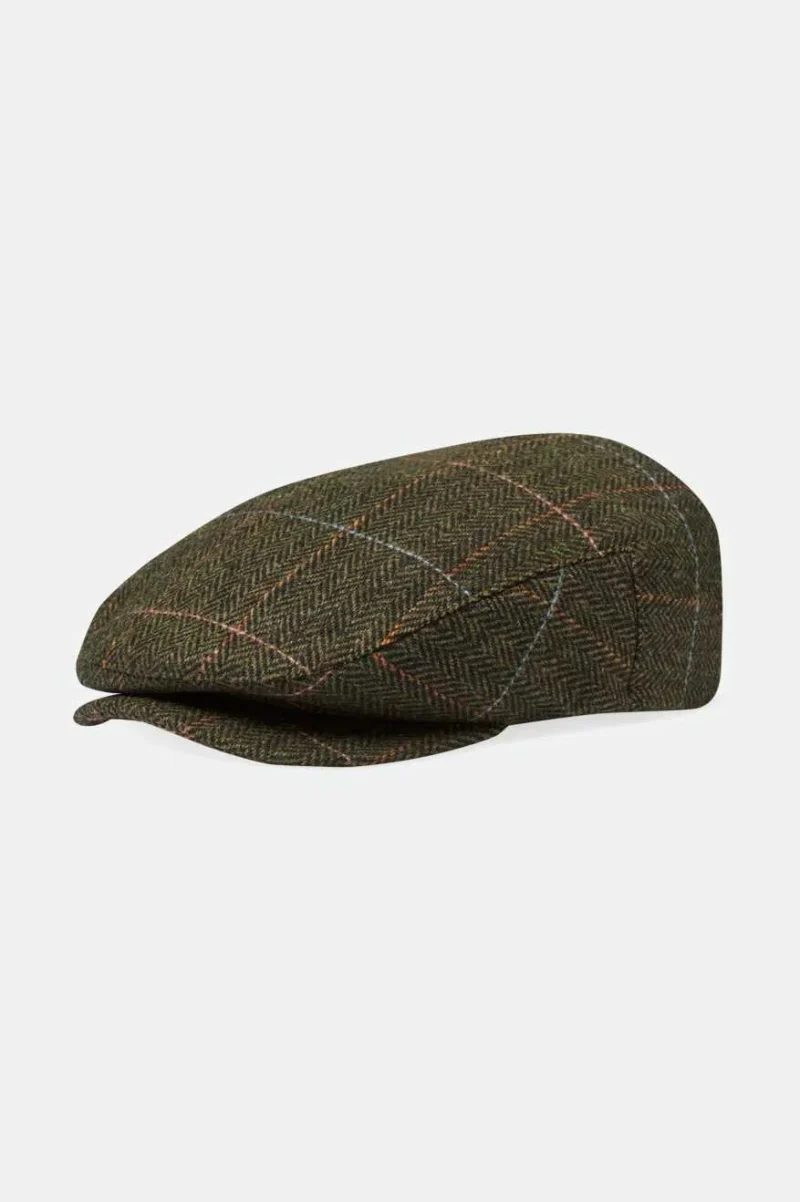 hooligan bronze black flat cap