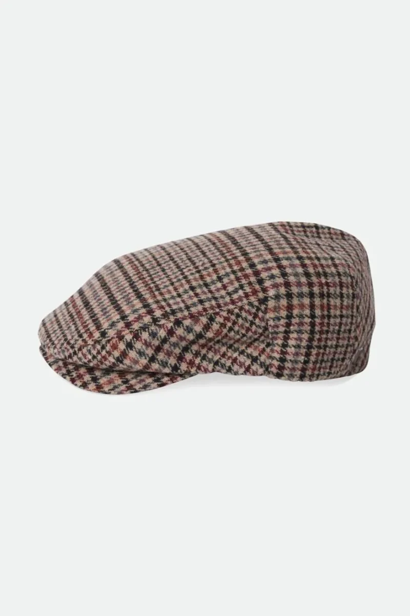 hooligan flat cap sand black violet crush