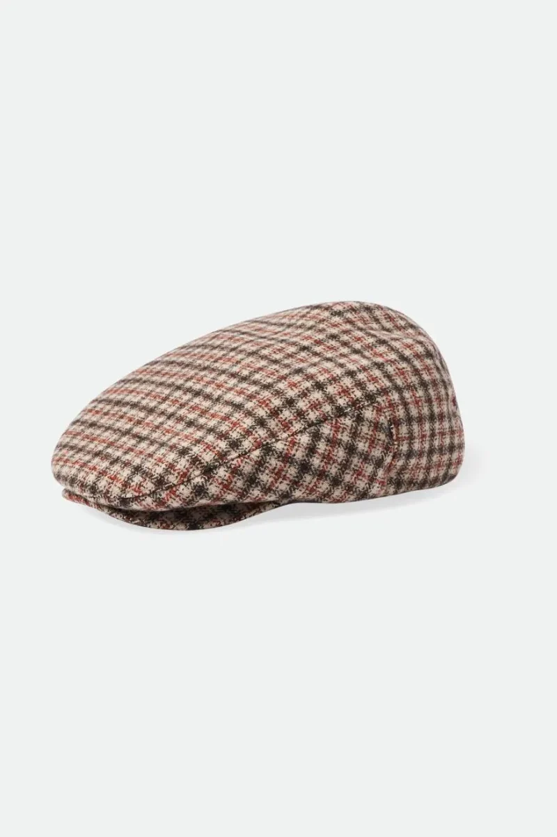 hooligan lightweight flat cap sand dark earth paradise orange