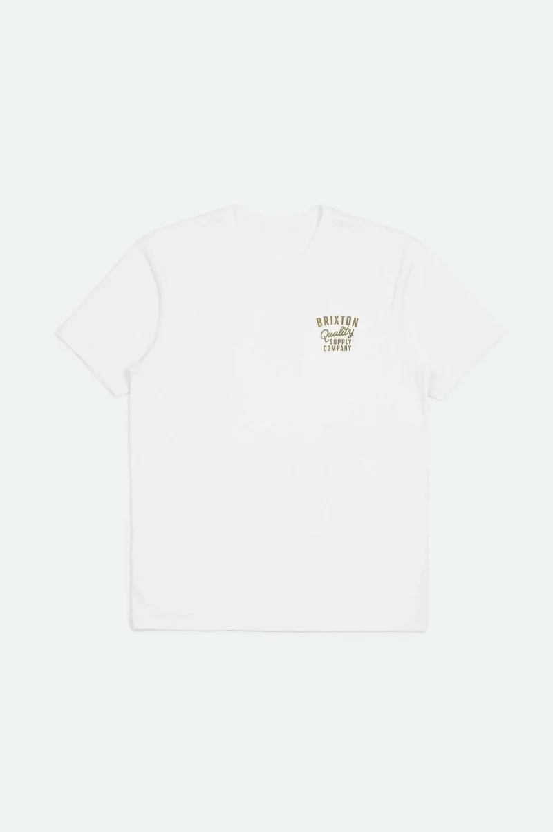 hubal summer tailored t shirt white brass