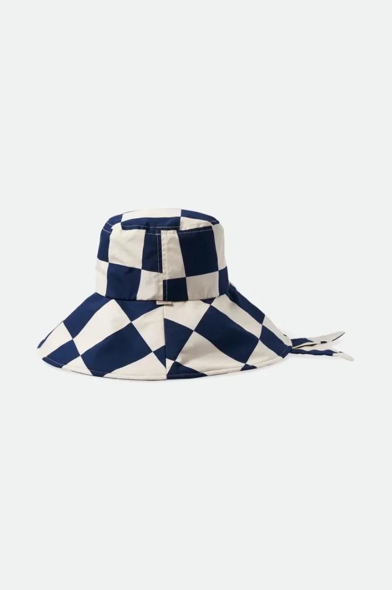 jasper packable bucket hat navy white