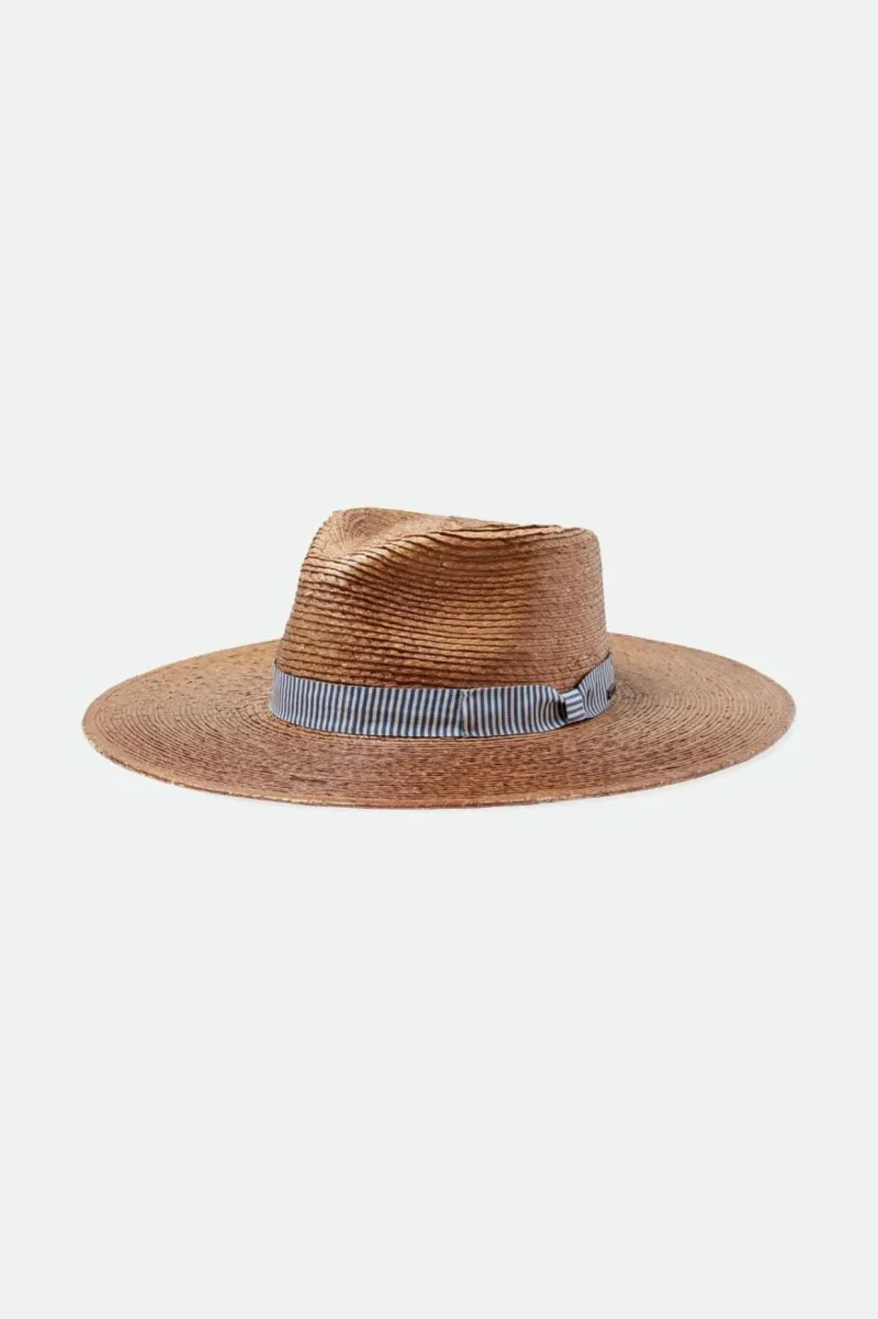 jo straw rancher hat coffee washed navy biscotti limited