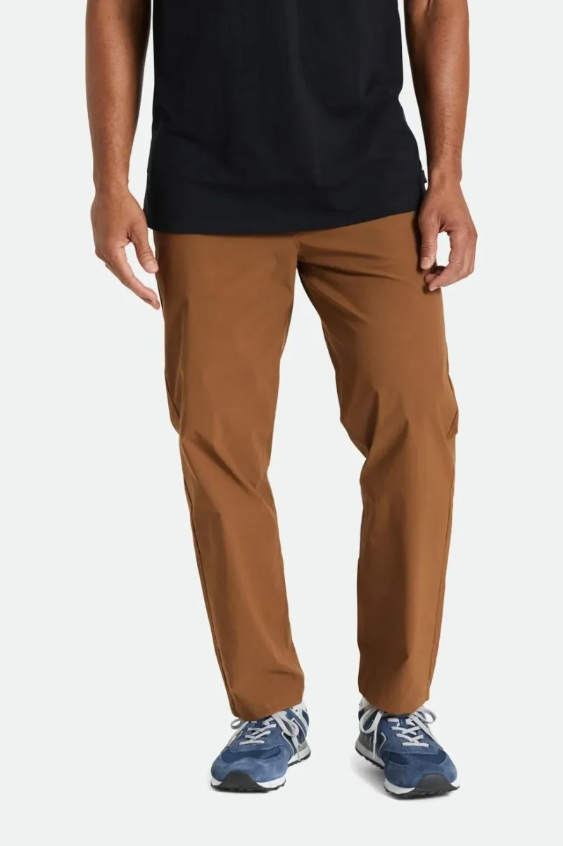 knox slim fit utility pants bison