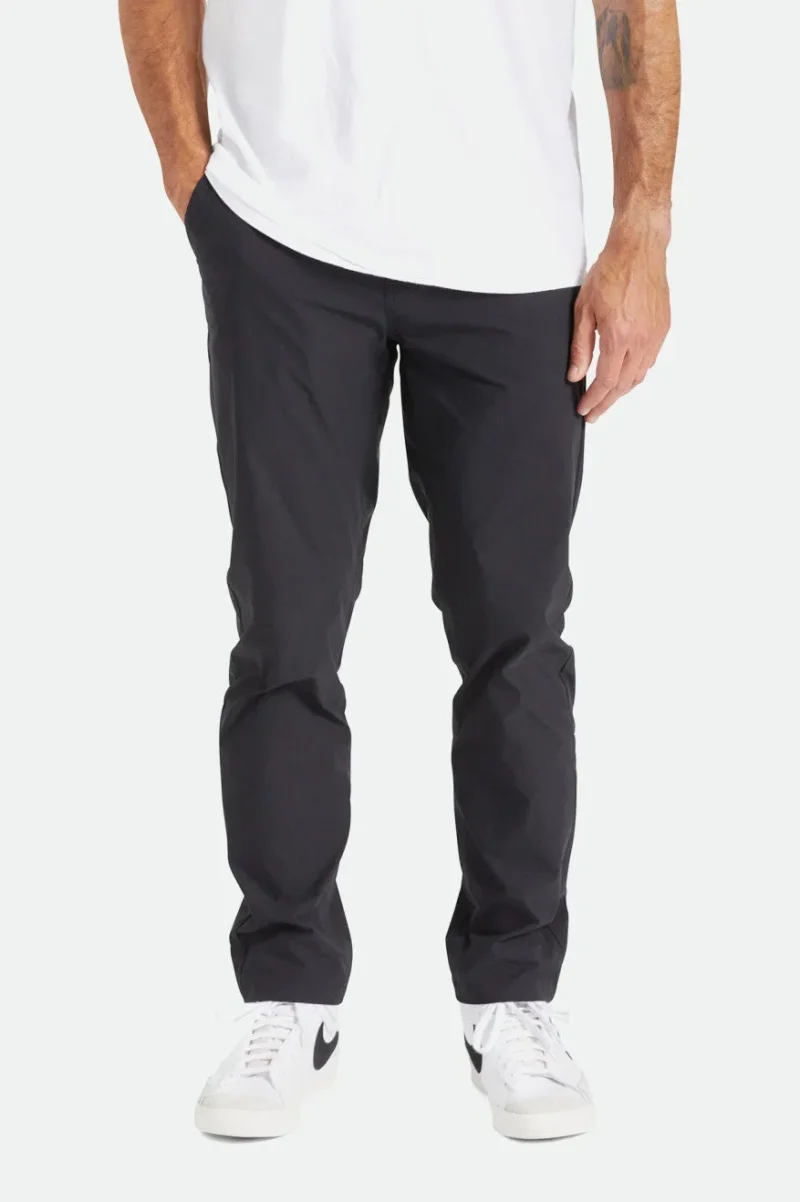 knox slim fit utility pants black