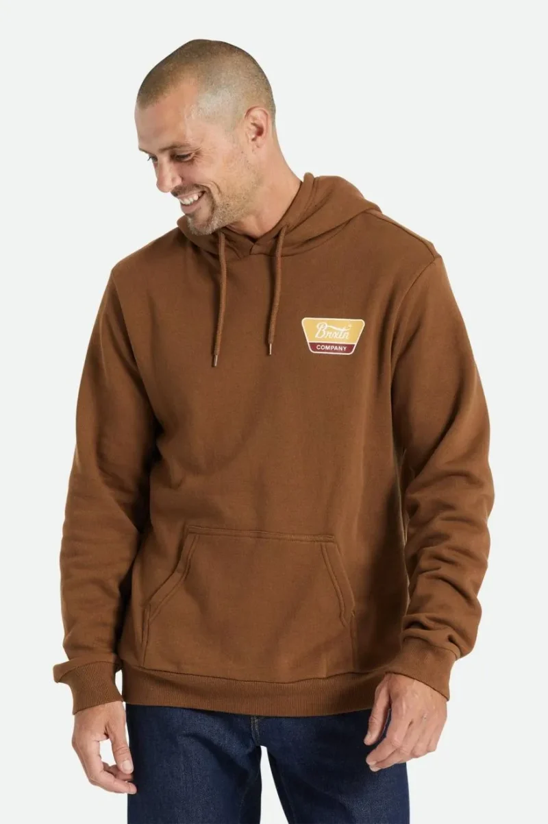 linwood bison hoodie bright gold