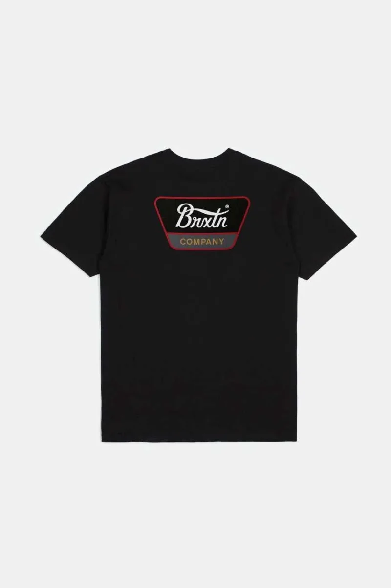 linwood standard s s t shirt black red white