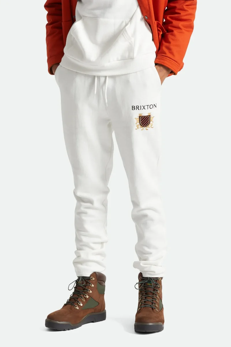 lion crest off white joggers