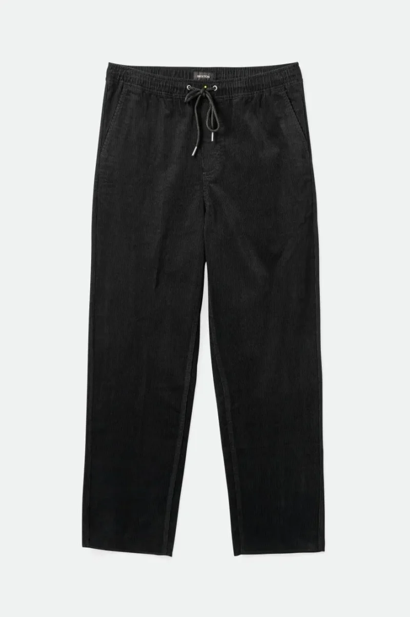 madrid black corduroy pants