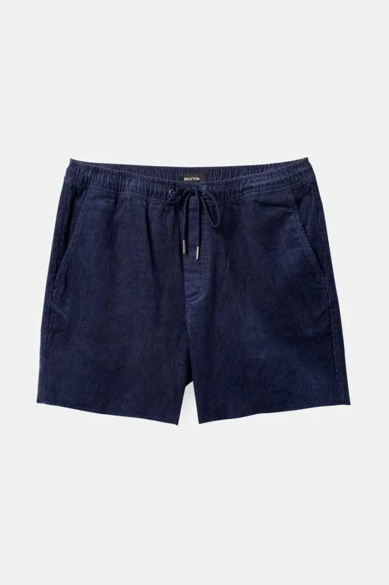 madrid ii washed navy corduroy shorts size 5