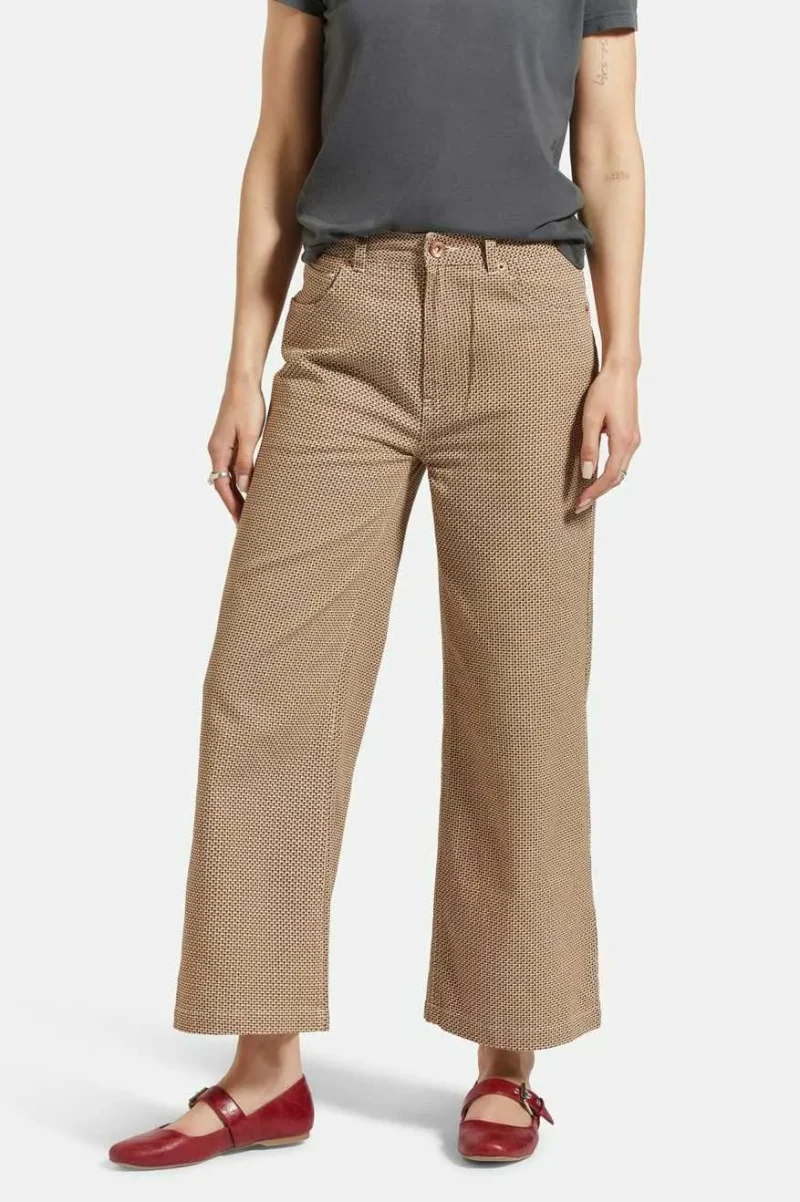 margo cropped houndstooth pants whitecap pine