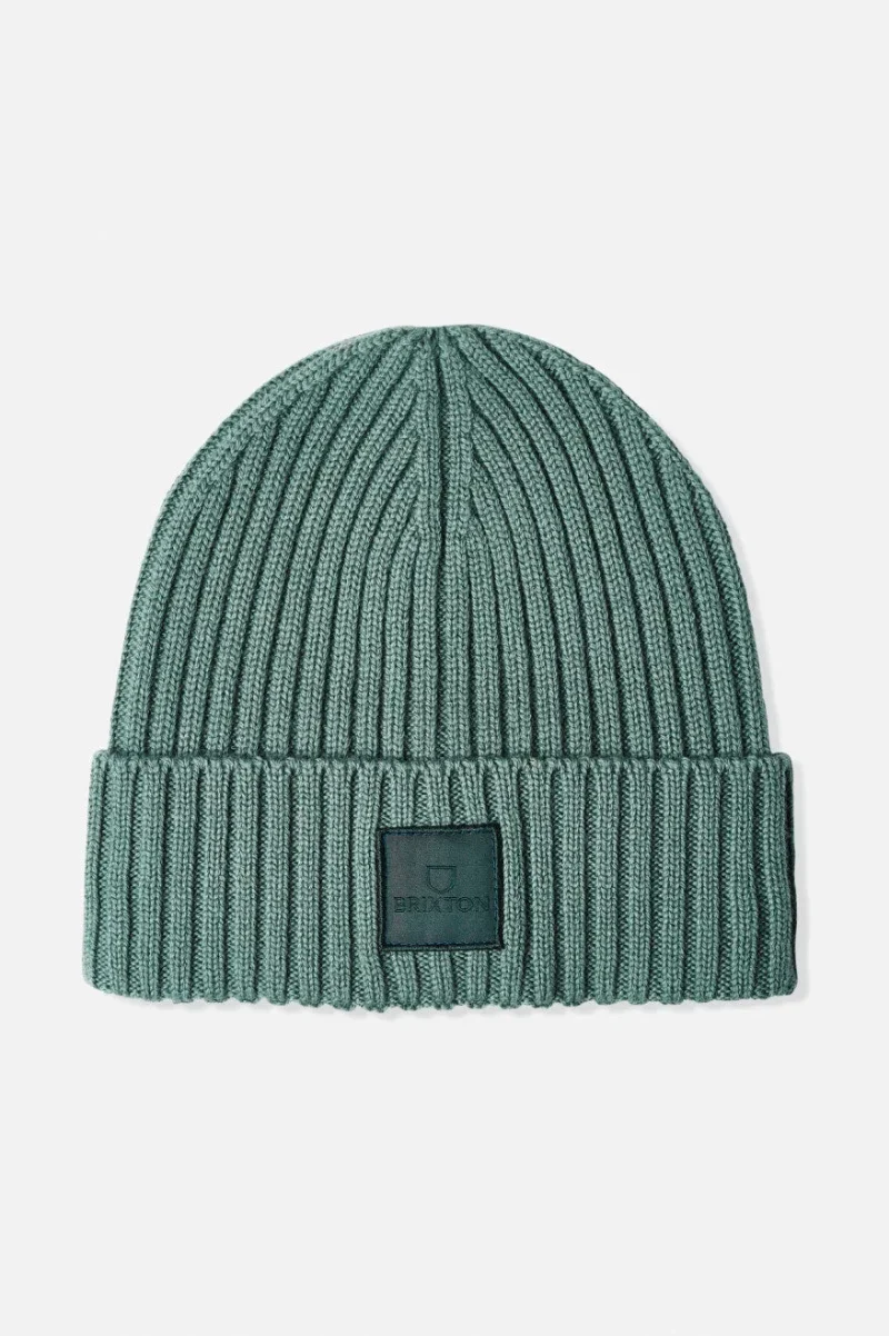 merino wool beanie dark forest