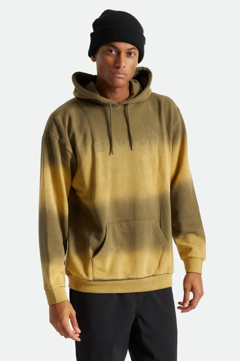 military olive ombre hoodie light olive blend